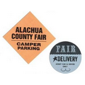 3-1/2" Circle Auto Admission Sticker